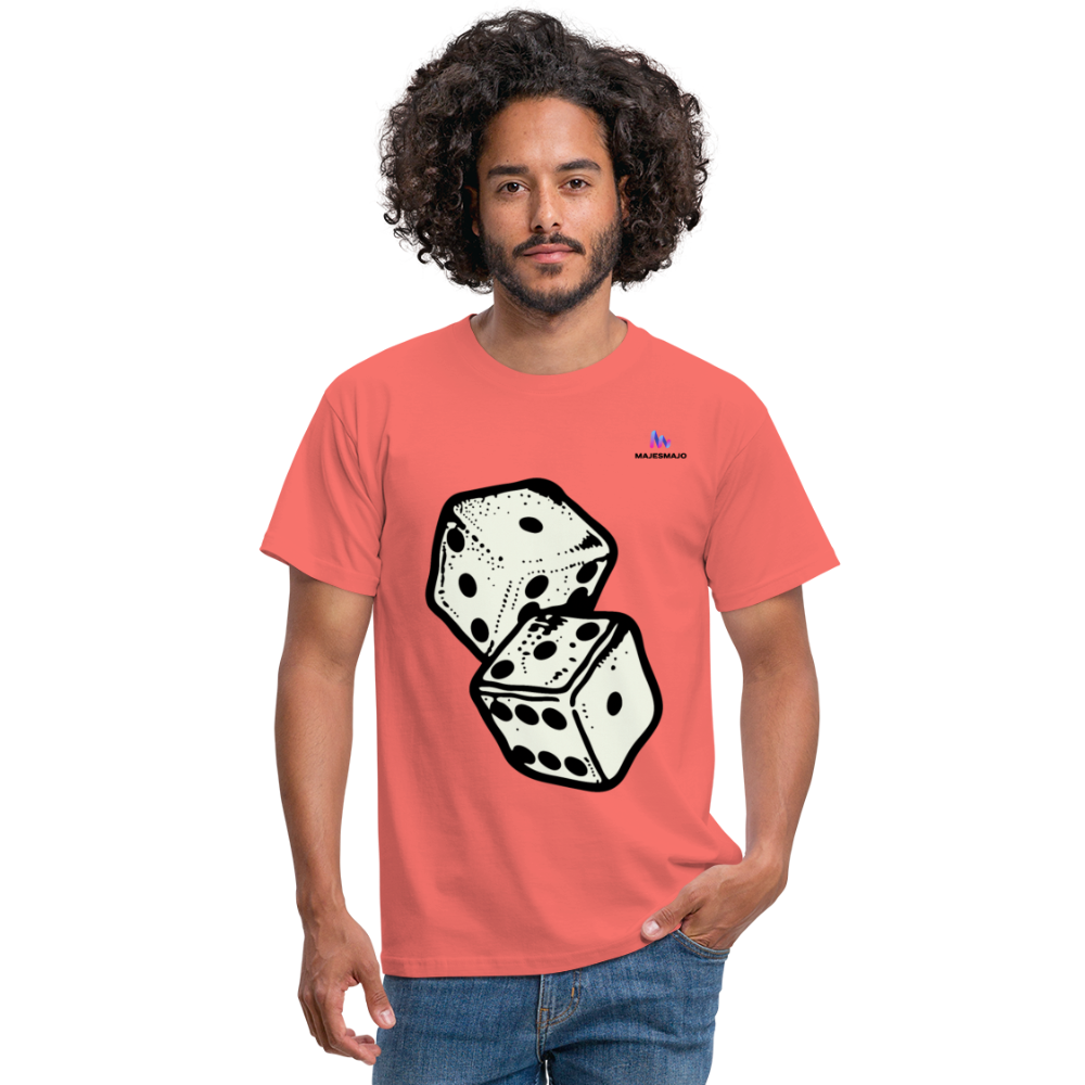 Camisa dados - coral