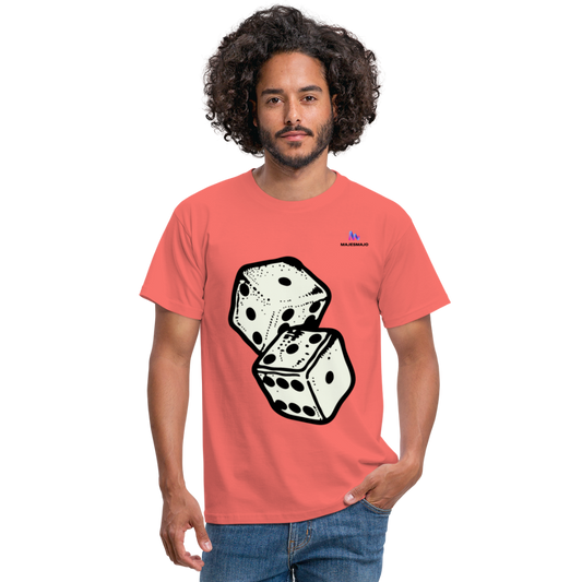 Camisa dados - coral