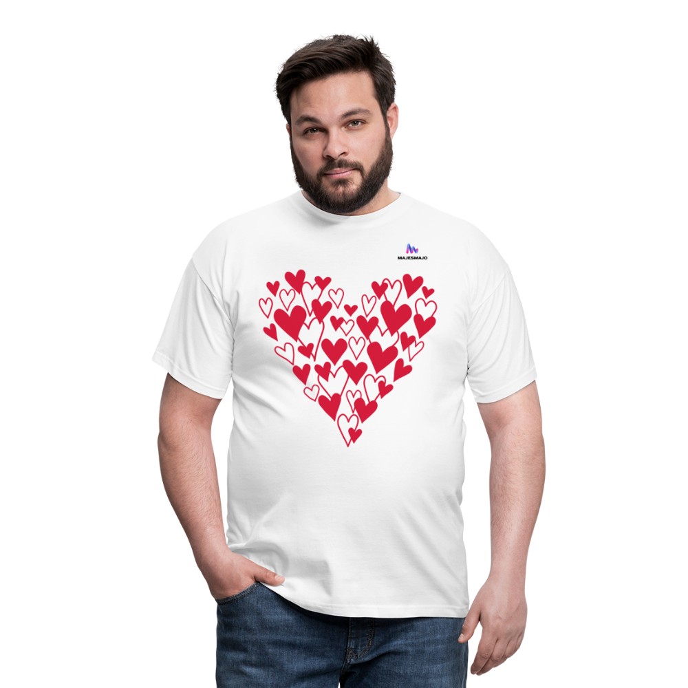 Camisa Corazones - blanco