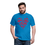 Camisa Corazones - azul intenso