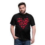 Camisa Corazones - negro