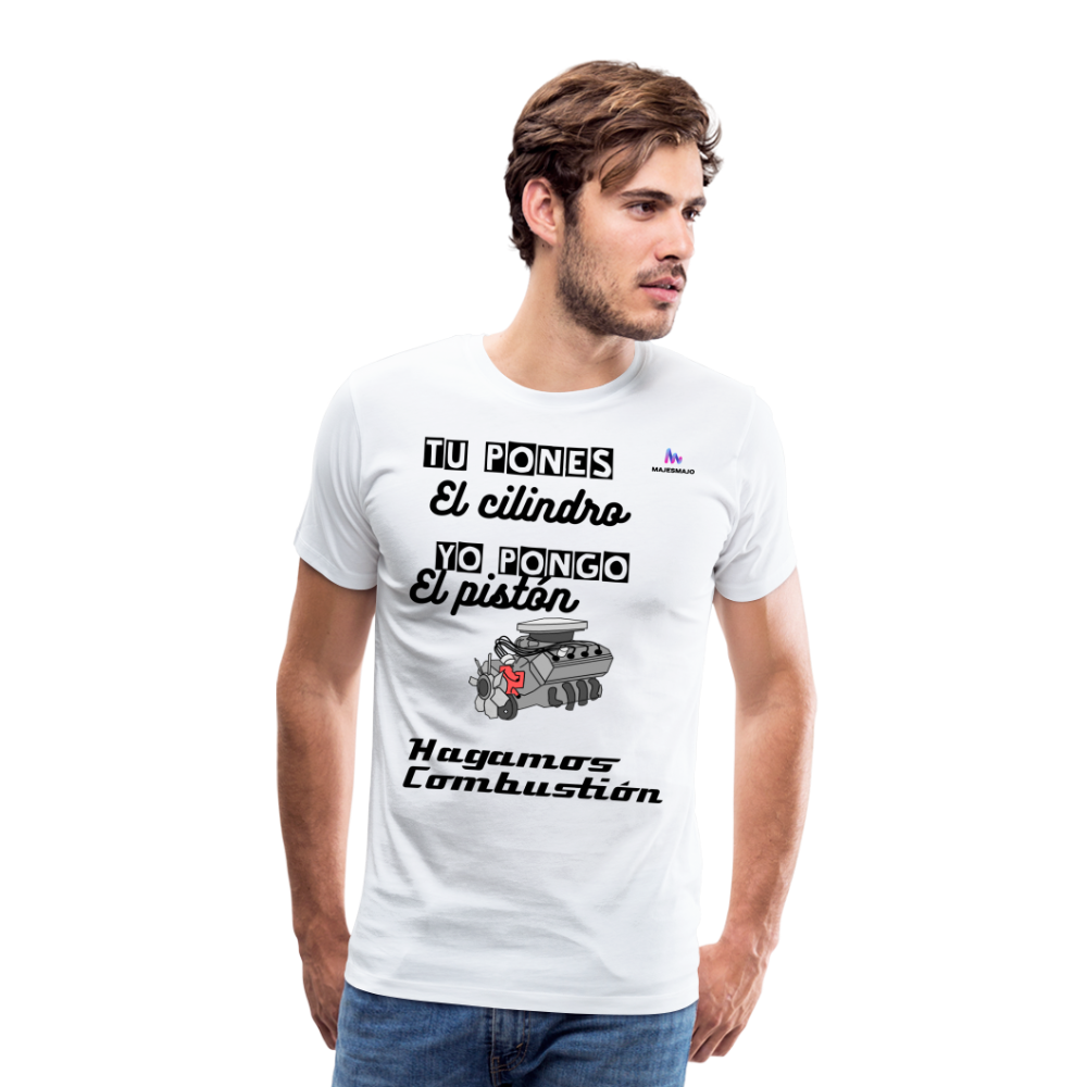Camisa premium motor - blanco