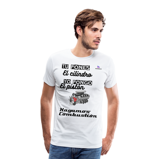 Camisa premium motor - blanco