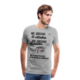 Camisa premium motor - gris jaspeado