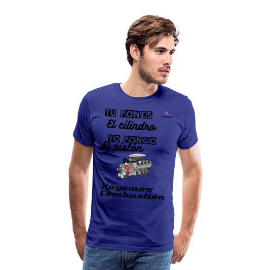 Camisa premium motor - azul real