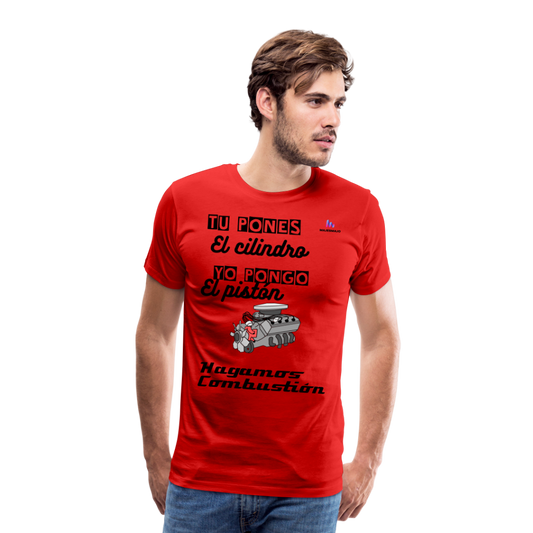 Camisa premium motor - rojo