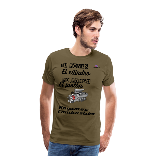Camisa premium motor - caqui