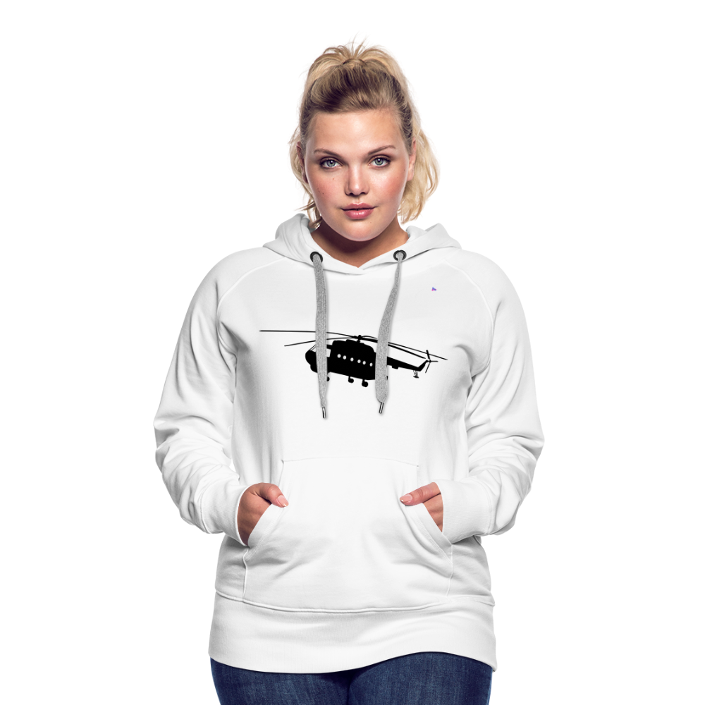 Sudadera con capucha "helicopter" - blanco