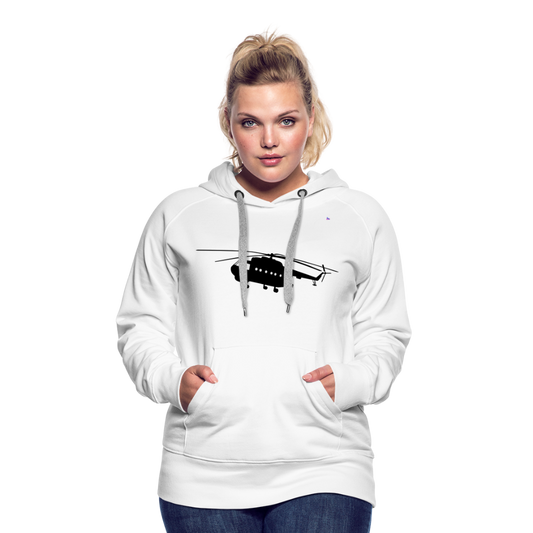 Sudadera con capucha "helicopter" - blanco