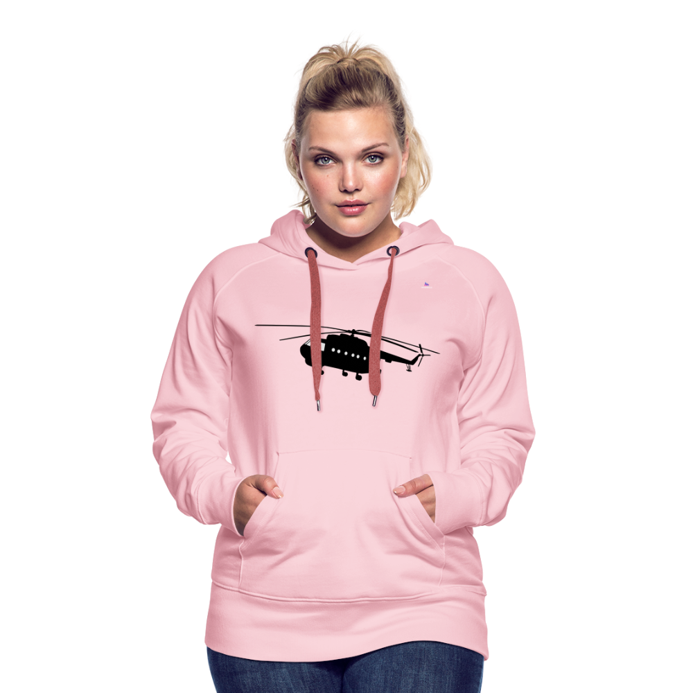 Sudadera con capucha "helicopter" - rosa cristal