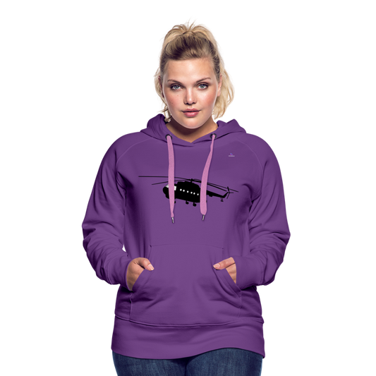 Sudadera con capucha "helicopter" - purple