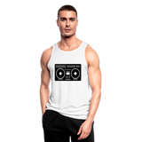 Tank top "DJ-Mixer" - blanco