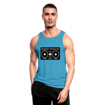 Tank top "DJ-Mixer" - azul zafiro