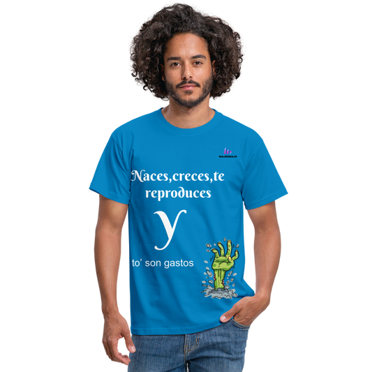 Camisa gastos - azul intenso