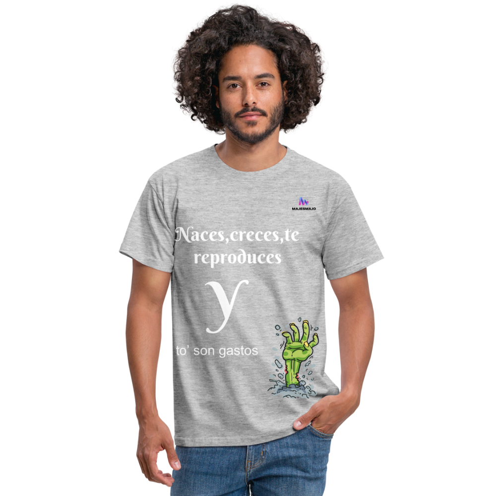 Camisa gastos - gris jaspeado