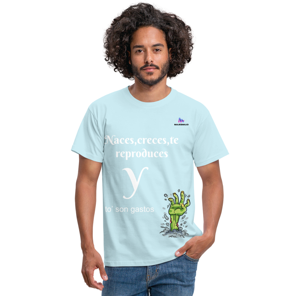 Camisa gastos - celeste