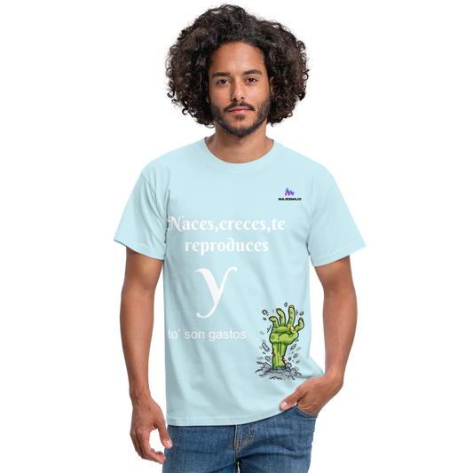 Camisa gastos - celeste