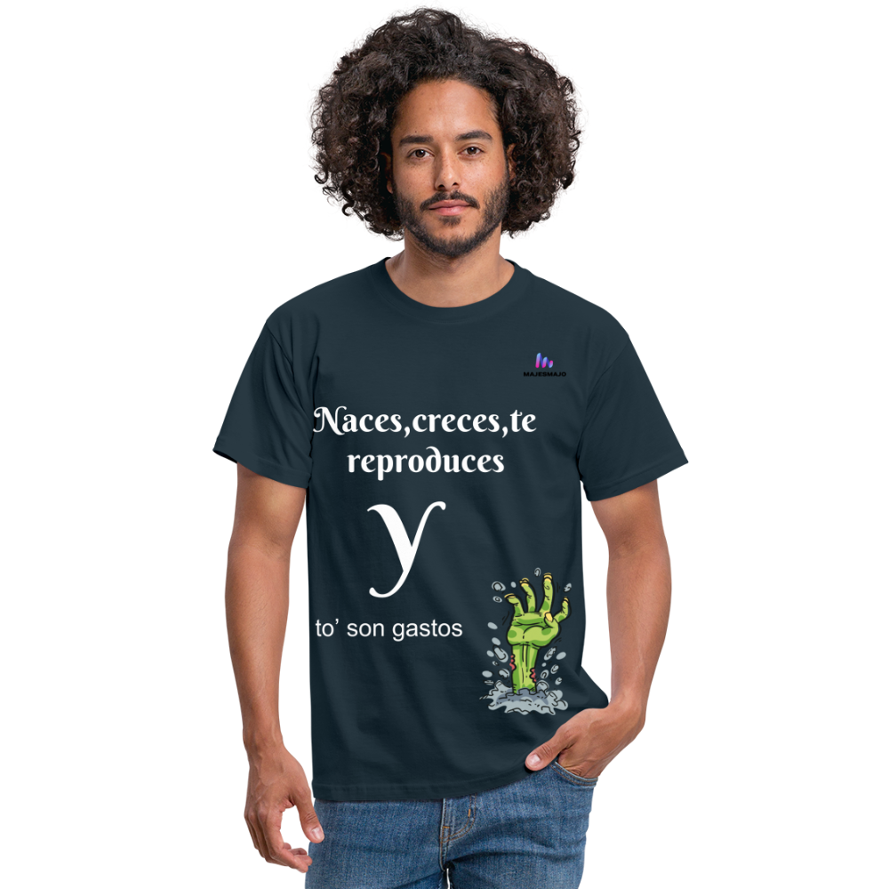 Camisa gastos - azul marino