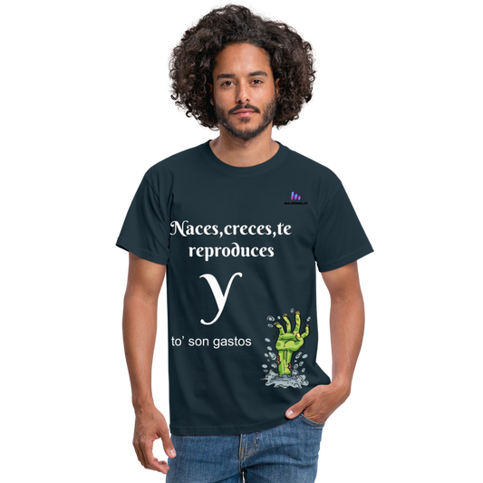 Camisa gastos - azul marino