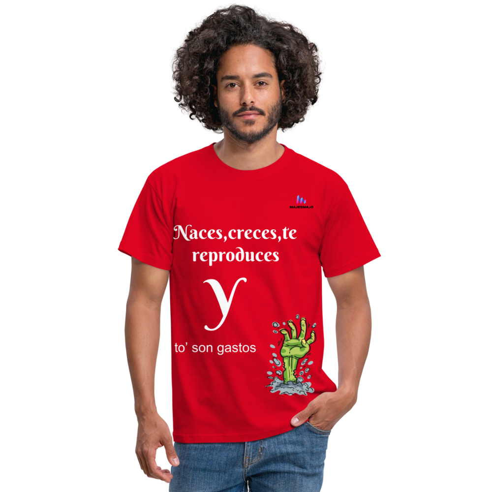 Camisa gastos - rojo