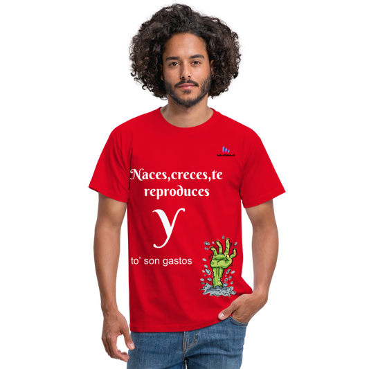 Camisa gastos - rojo