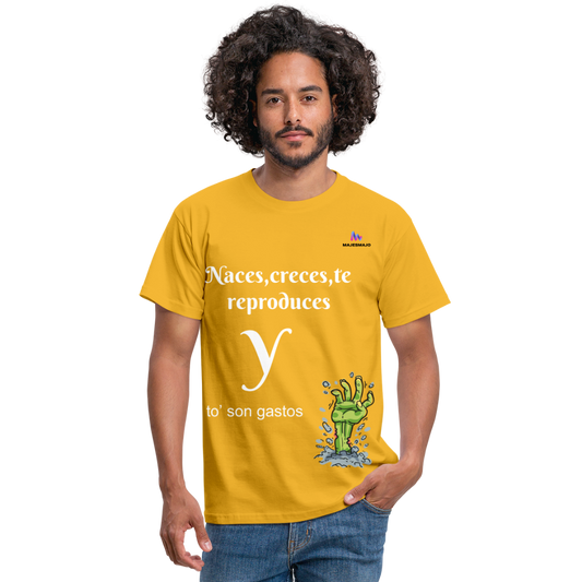 Camisa gastos - amarillo