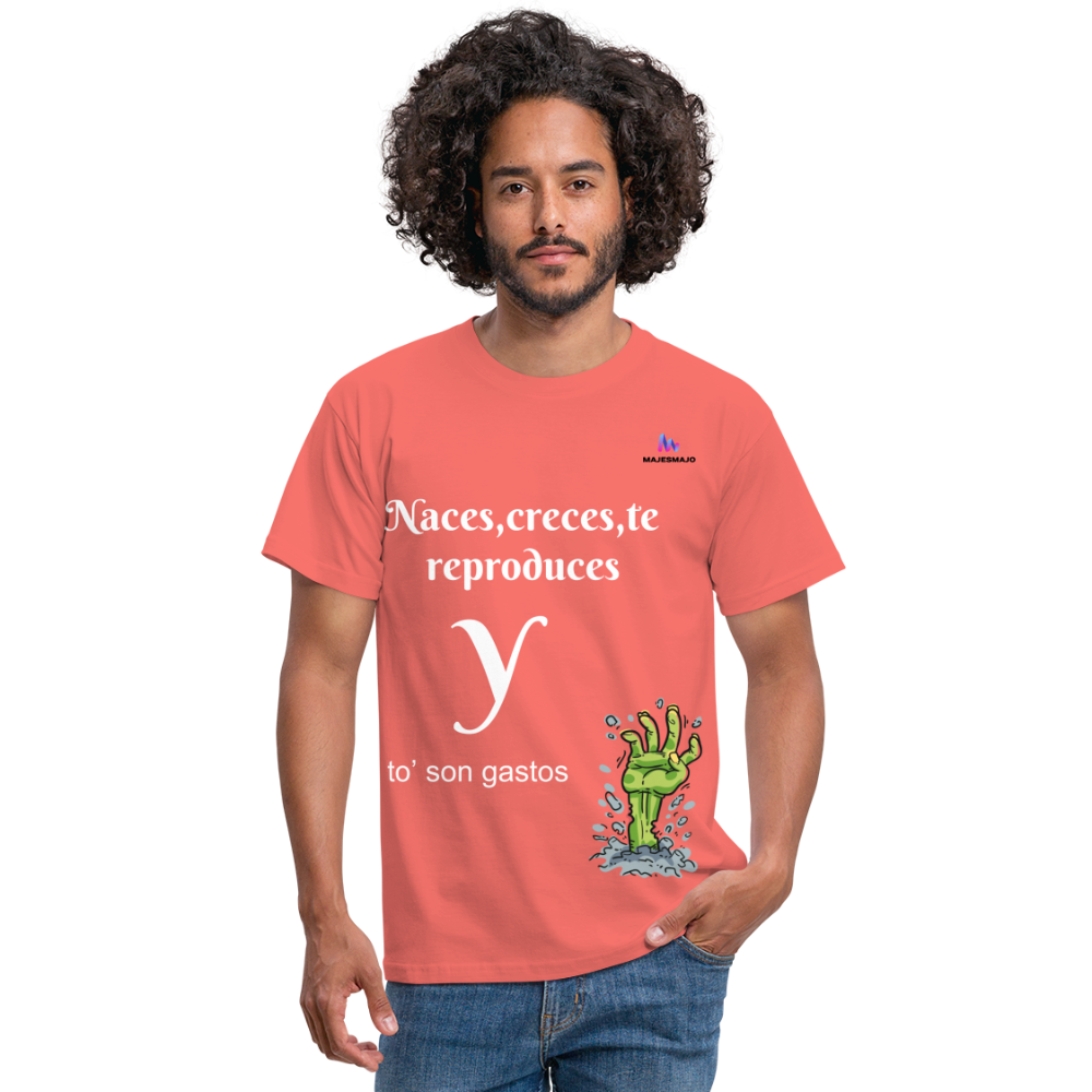 Camisa gastos - coral