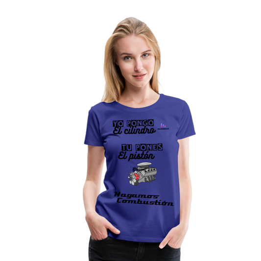 Camisa motor - azul real