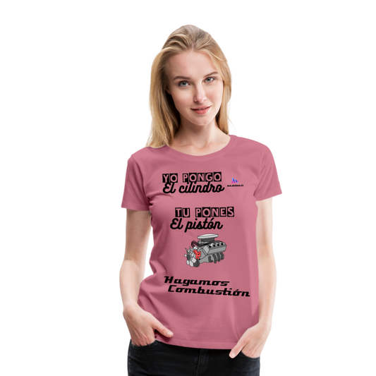 Camisa motor - malva