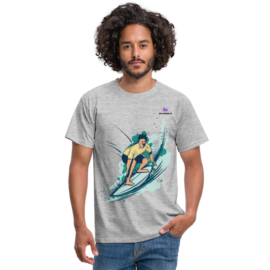 Camisa Surf - gris jaspeado