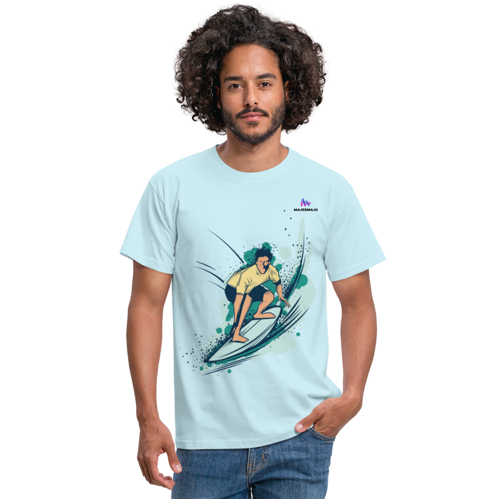 Camisa Surf - celeste
