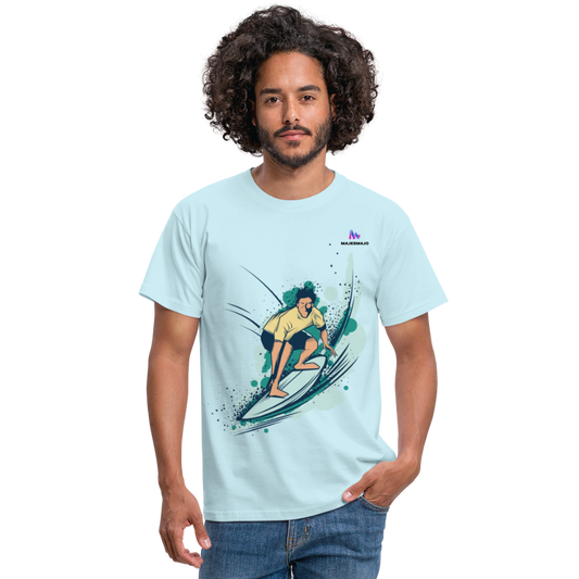 Camisa Surf - celeste