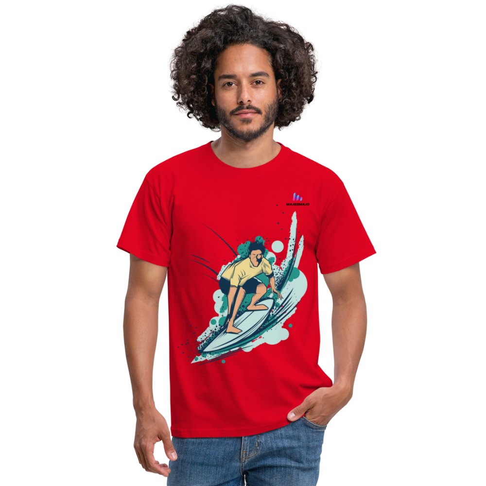 Camisa Surf - rojo