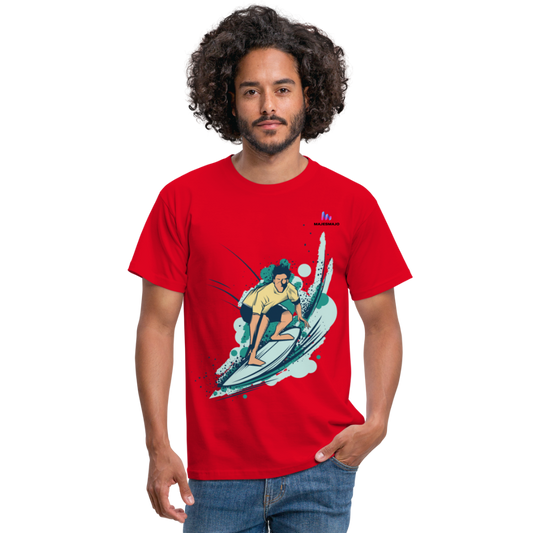 Camisa Surf - rojo
