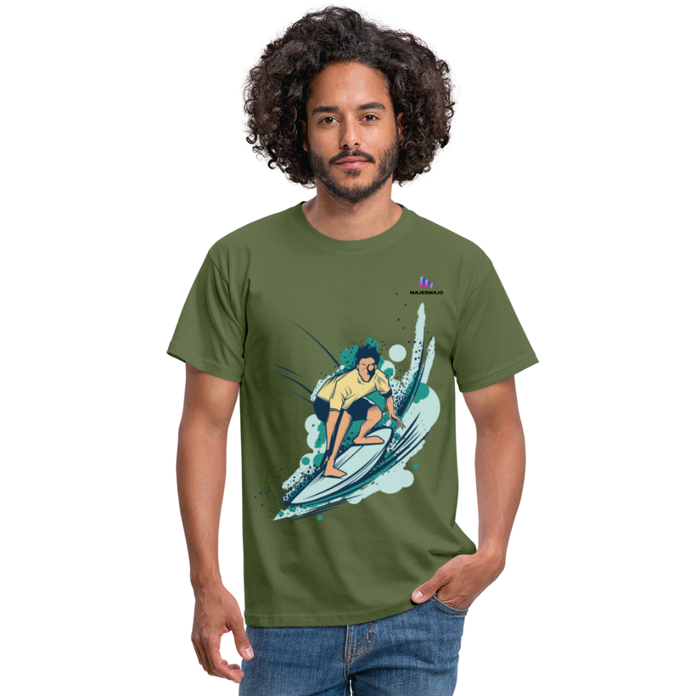 Camisa Surf - verde oliva
