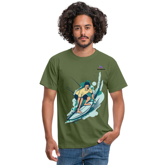 Camisa Surf - verde oliva