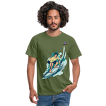 Camisa Surf - verde oliva