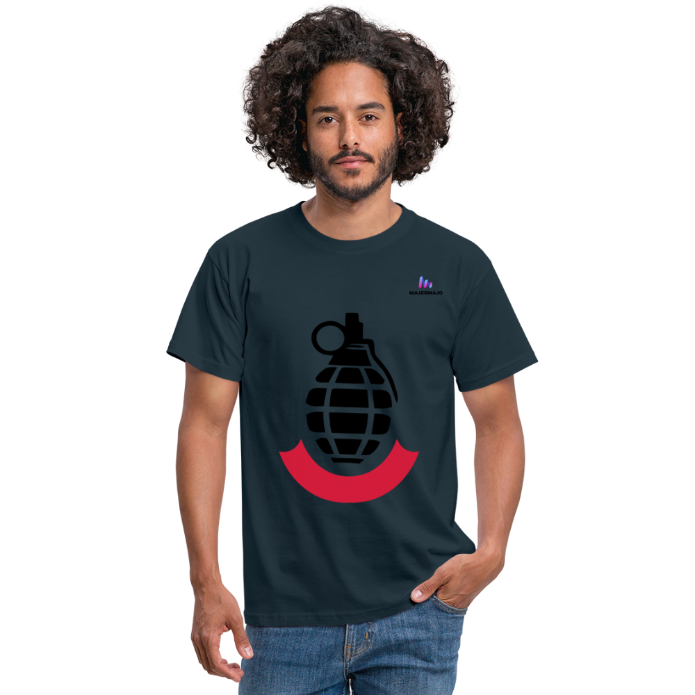 Camisa granada - azul marino