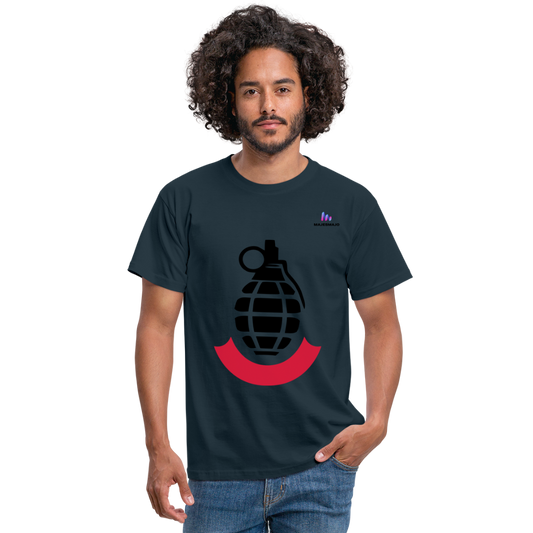 Camisa granada - azul marino