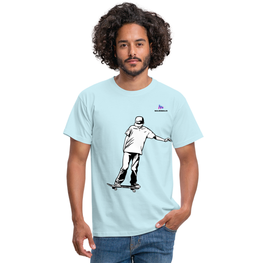 Camisa skate - celeste