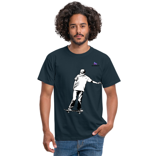 Camisa skate - azul marino