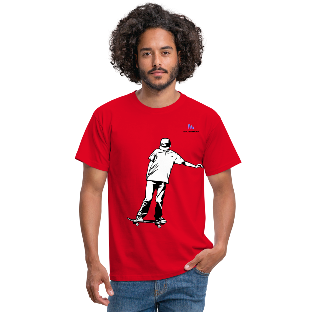 Camisa skate - rojo