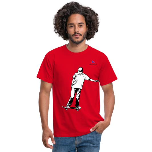 Camisa skate - rojo