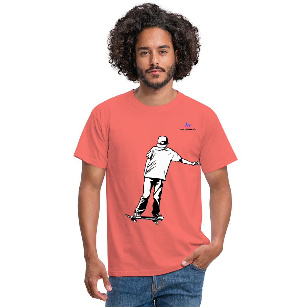 Camisa skate - coral