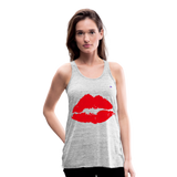 Camisa sin mangas kiss - gris jaspeado