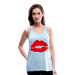Camisa sin mangas kiss - azul jaspeado
