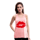 Camisa sin mangas kiss - rojo jaspeado