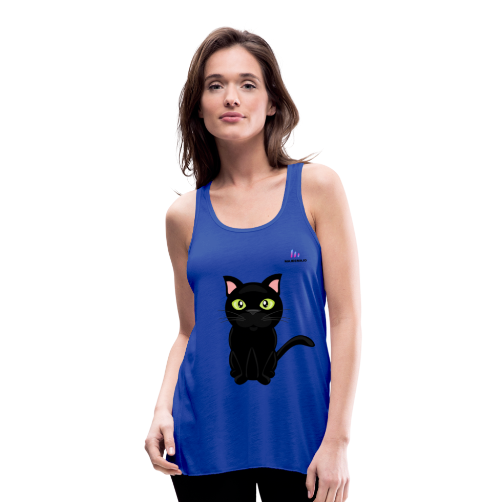 Camisa sin mangas gato - azul intenso