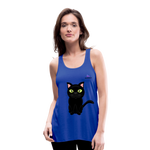 Camisa sin mangas gato - azul intenso