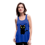 Camisa sin mangas gato - azul intenso